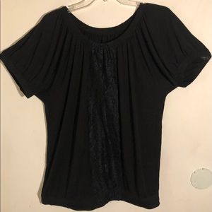 Lane Bryant plus size black top size 14/16